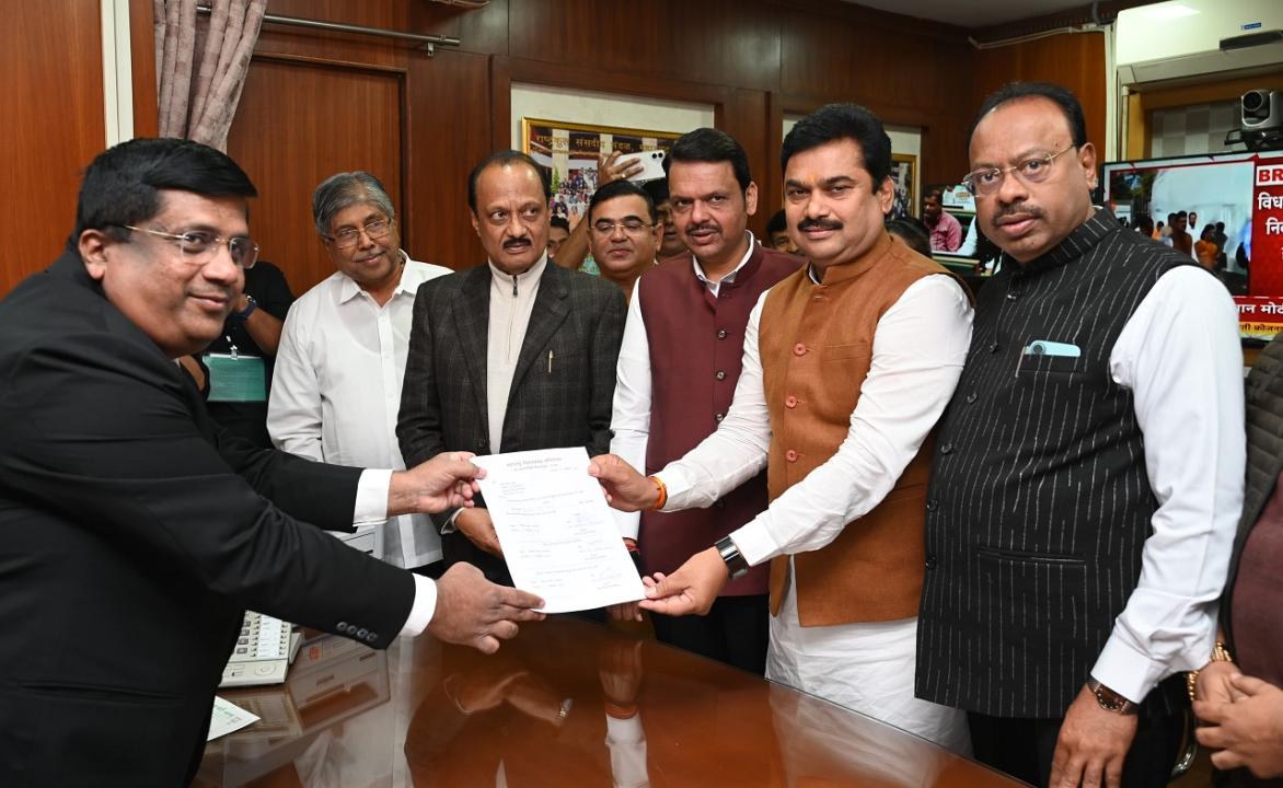 BJP MLC Ram Shinde files nomination for Maharashtra council chairperson election