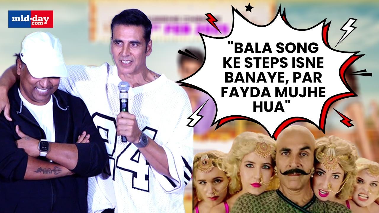 Akshay Kumar’s hilarious banter with choreographer Ganesh Acharya