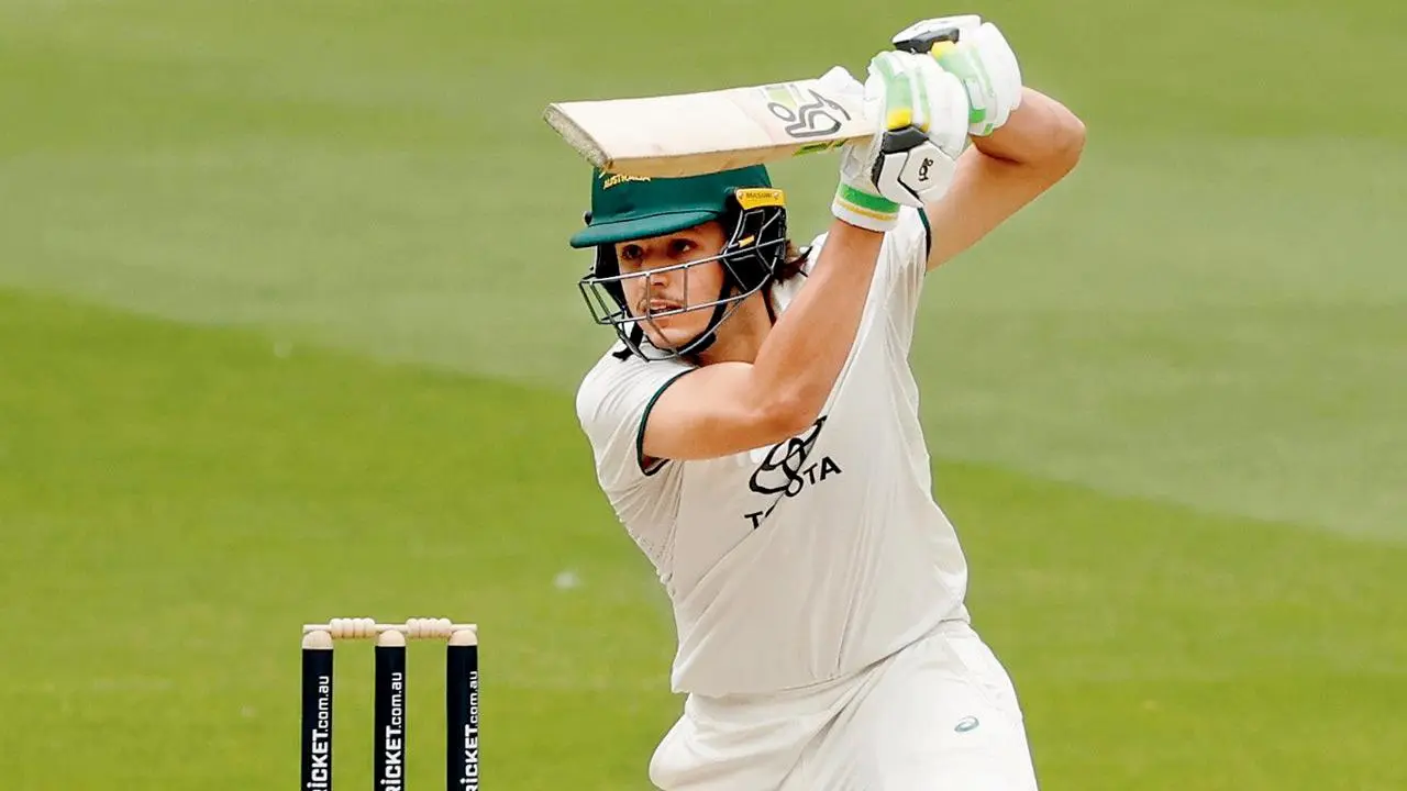 Teenage debutant Sam Konstas stars with 60 as Australia reach 112 for 1 at lunch