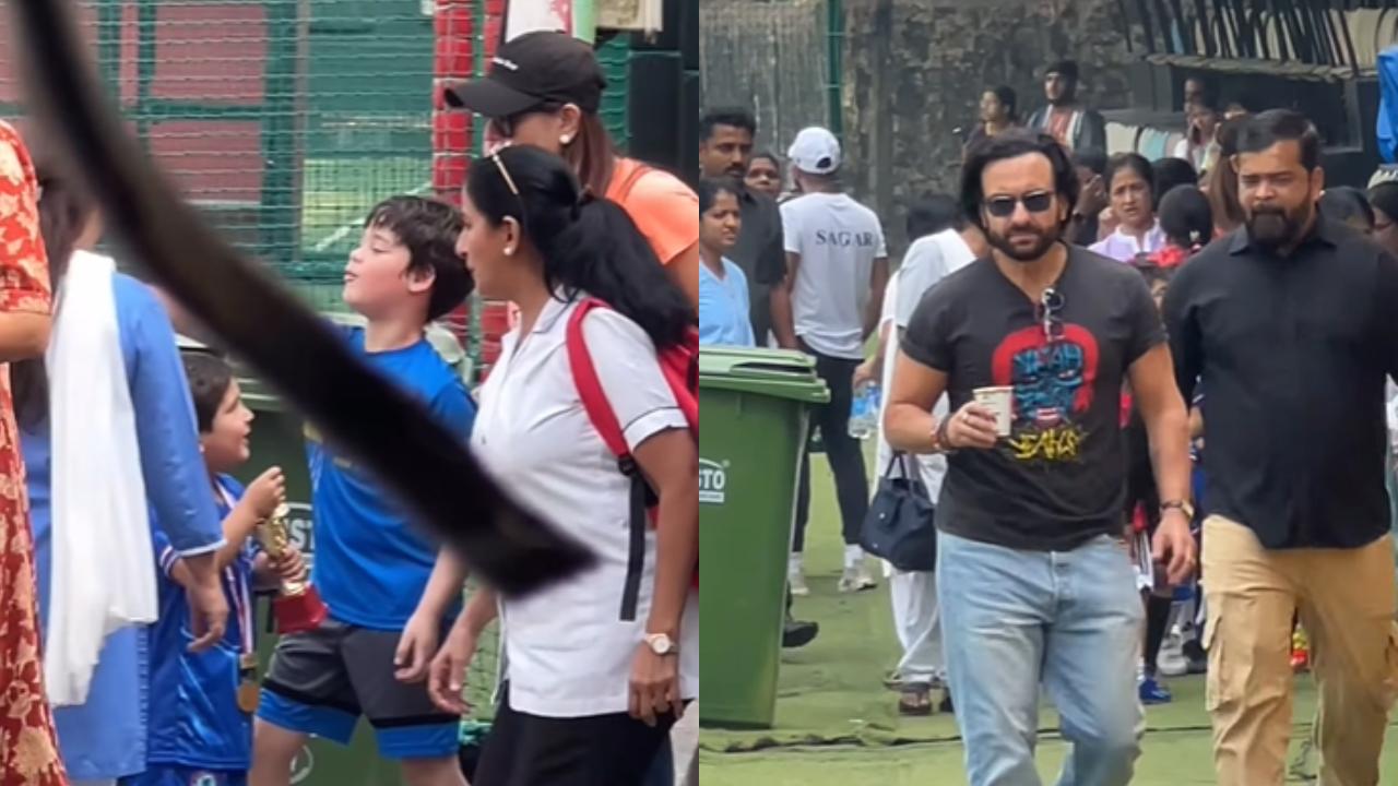 Kareena & Saif take Taimur on sporty b-day celebration with Jeh & Yash Johar