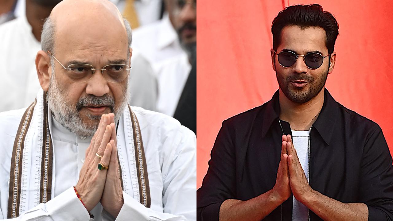 Varun Dhawan asks Amit Shah the difference between Ram and Ravan - watch video