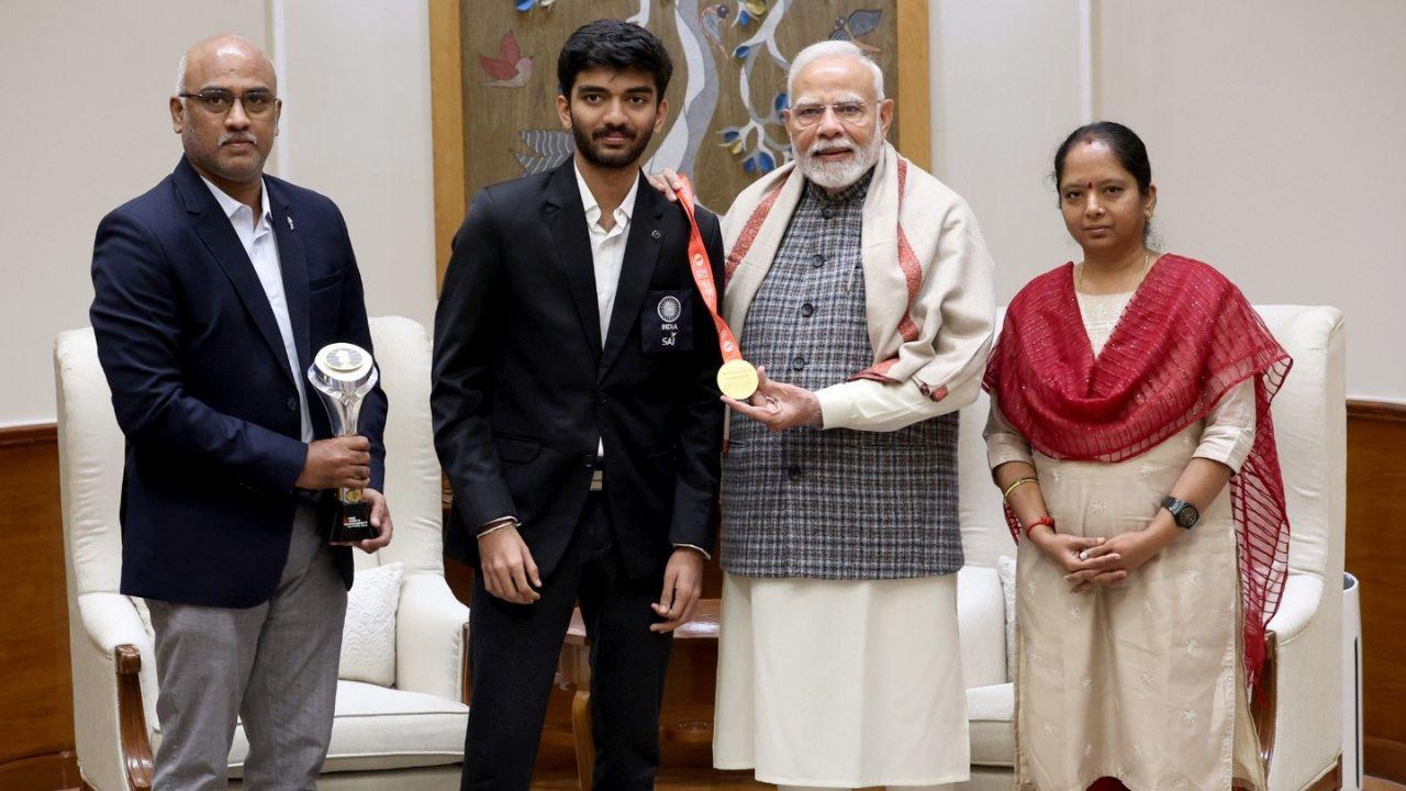 PM Modi calls world champion Gukesh an embodiment of calmness and humility