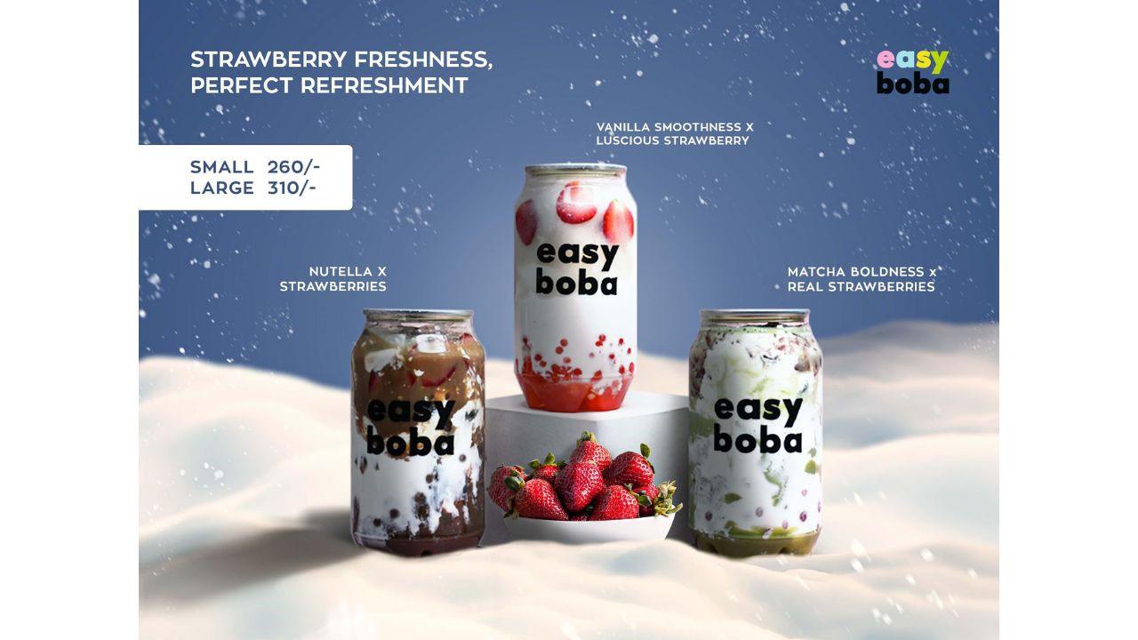 Sip Into Winter Bliss with Easy Boba’s Limited-Edition Strawberry Boba Teas