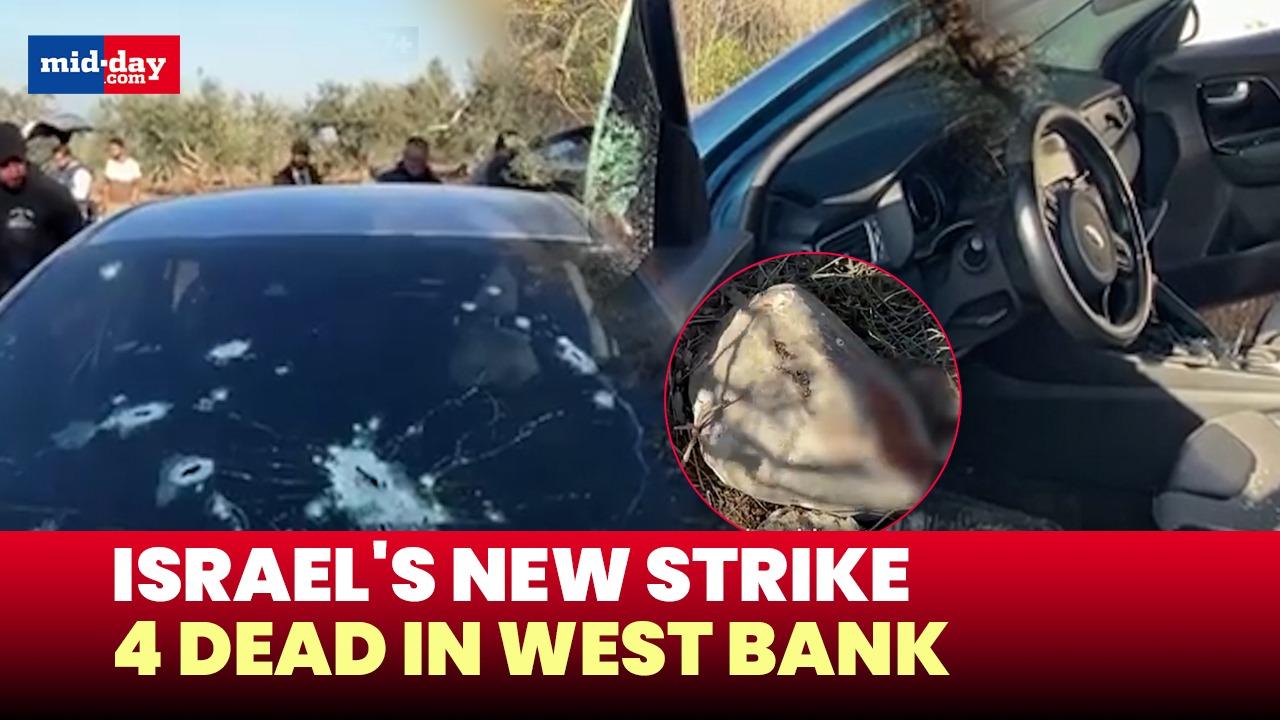 Watch: Israel strikes West Bank killing 4 after ceasefire with Hezbollah