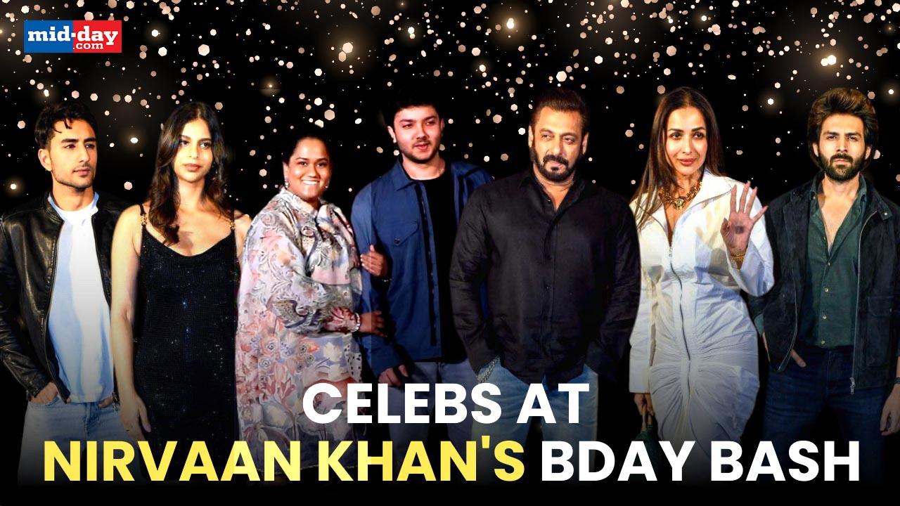 Salman Khan to Suhana Khan, celebs who made it to Nirvaan Khan's birthday bash