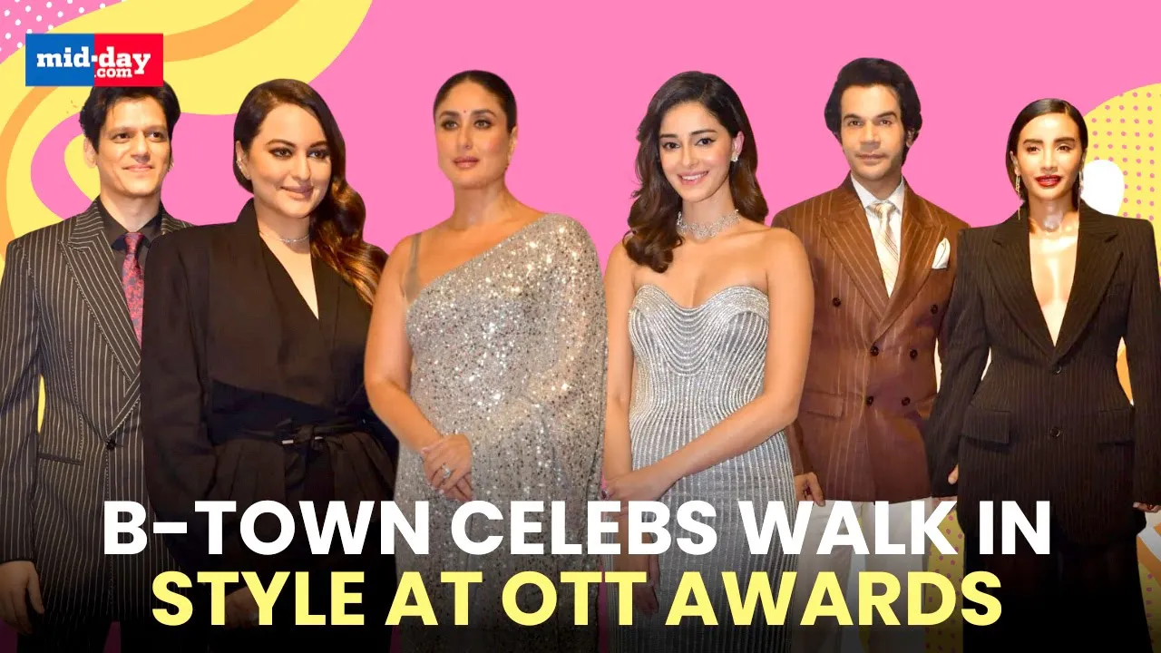 Ananya Panday, Kareena Kapoor, and other celebs attend OTT awards in Mumbai