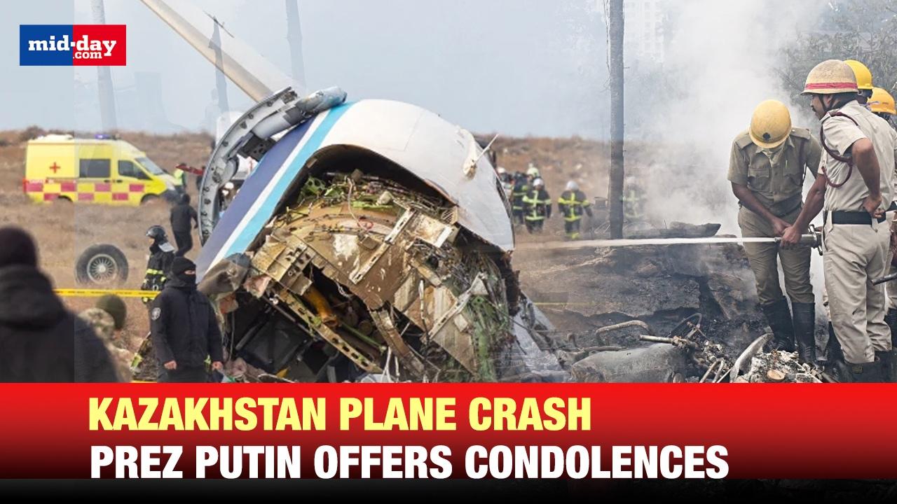 Kazakhstan plane crash: Prez Putin offers deep condolences to Azerbaijan - WATCH