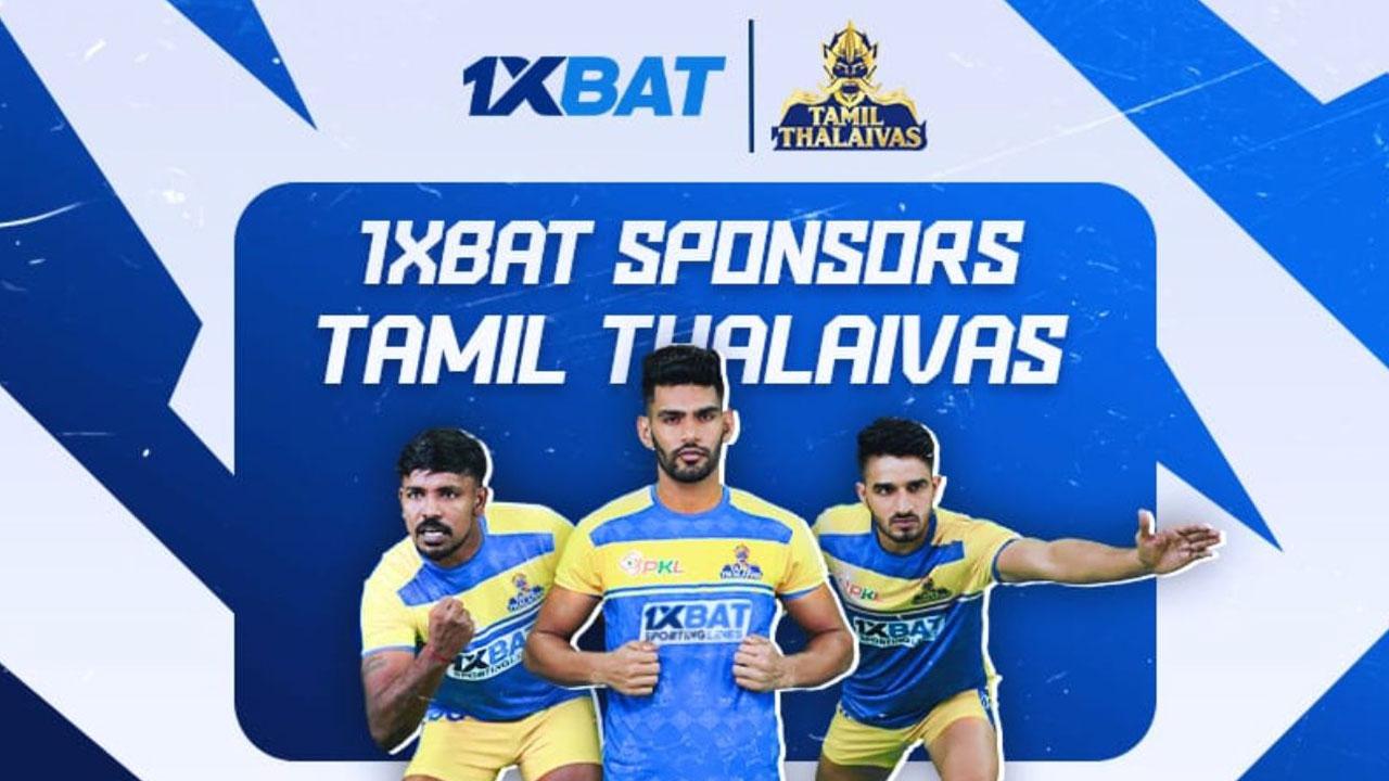 1xBat Sporting Lines extends partnership agreement with Tamil Thalaivas