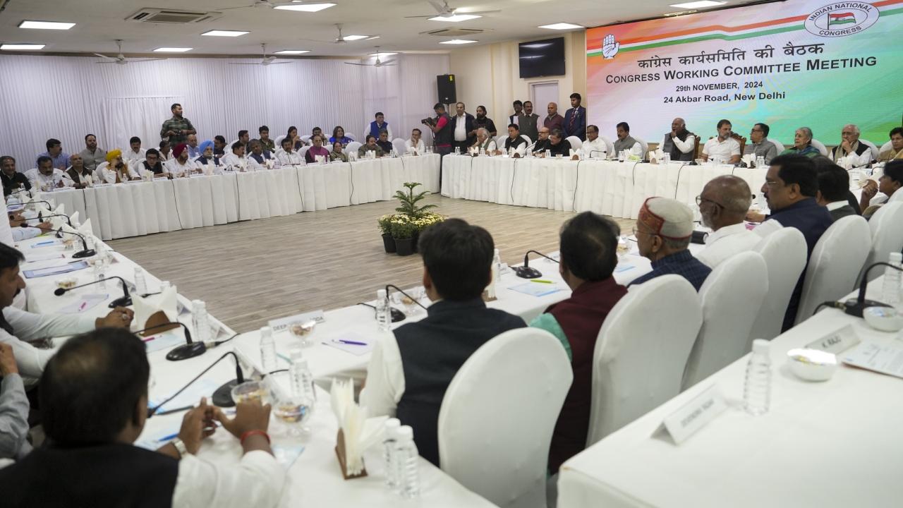 IN PHOTOS: Congress Working Committee meet in Delhi 