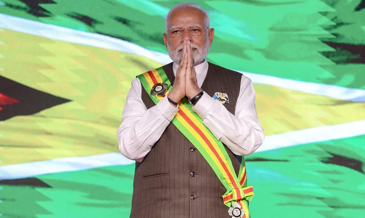 In Photos: Guyana, Dominica confer top awards on PM Modi