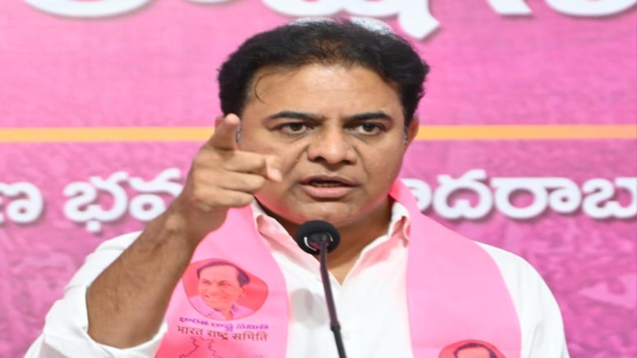 Why is Telangana govt not cancelling business with Adani, questions KTR  