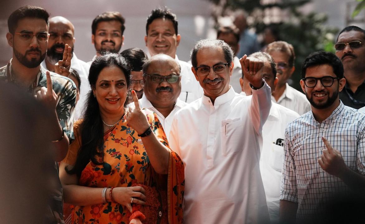 Maharashtra elections 2024: Uddhav Thackeray casts vote with family