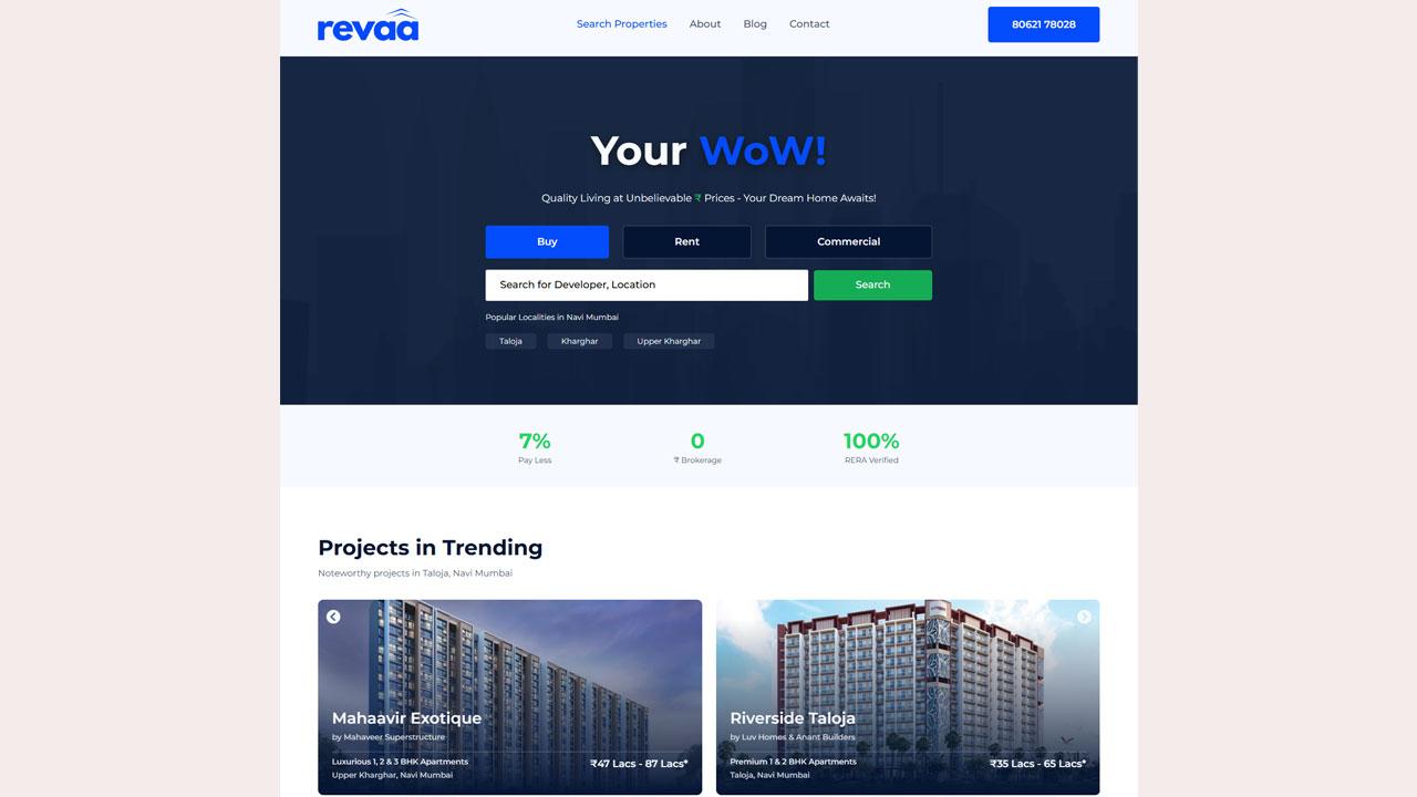 Revaa Homes Launches Curated Real Estate Solutions for Navi Mumbai Buyers