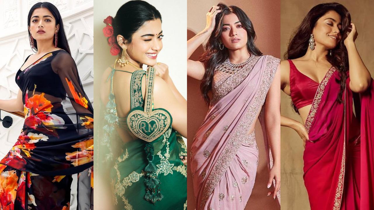 Rashmika Mandanna aka Srivalli’s stunning saree looks ahead of ‘Pushpa 2’ 