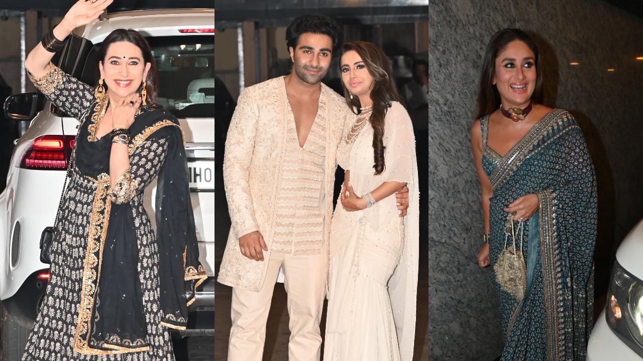 In Pics: Kapoor khandaan celebrate Aadar Jain-Alekha Advani's roka ceremony