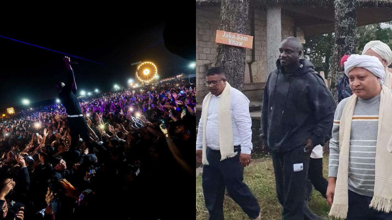 Akon performs ‘Chammak Challo’ at Cherry Blossom Music Festival in Shillong