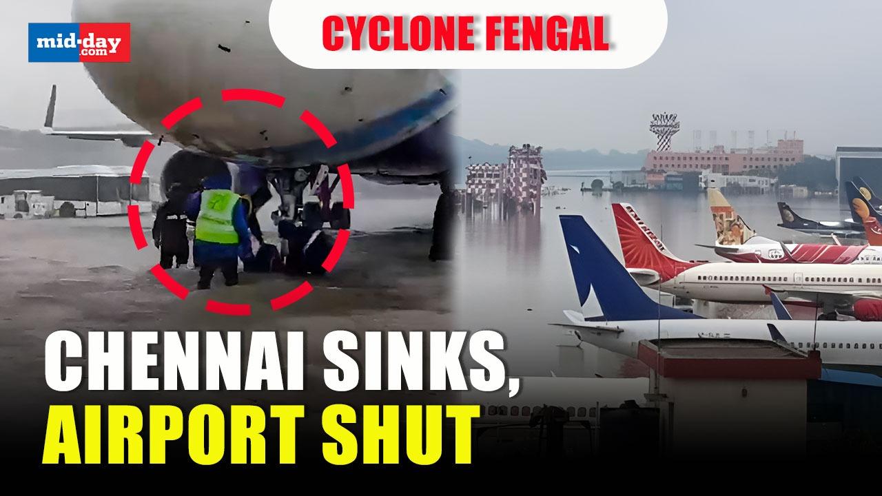 Cyclone Fengal: Chennai Airport temporarily shut, heavy waterlogging in Chennai