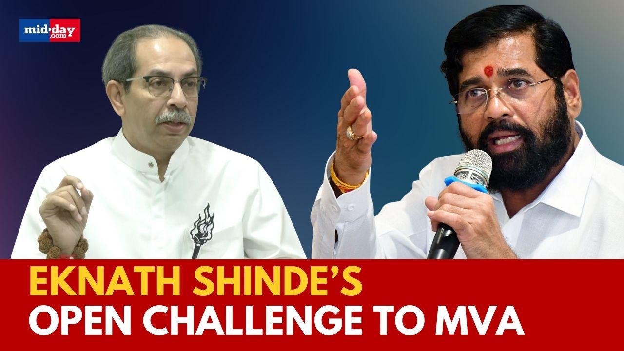 Maharashtra Election 2024: CM Eknath Shinde openly challenges Maha Vikas Aghadi