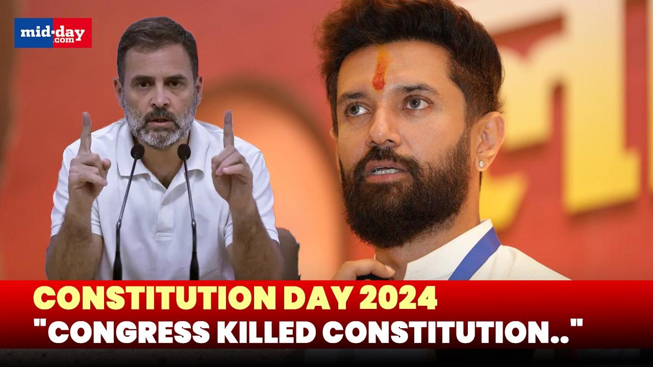 Constitution Day 2024: Chirag Paswan slams Congress for killing Constitution