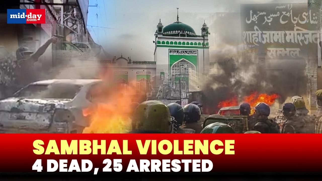 Sambhal violence: Scary footage from mosque goes viral, 25 arrested so far