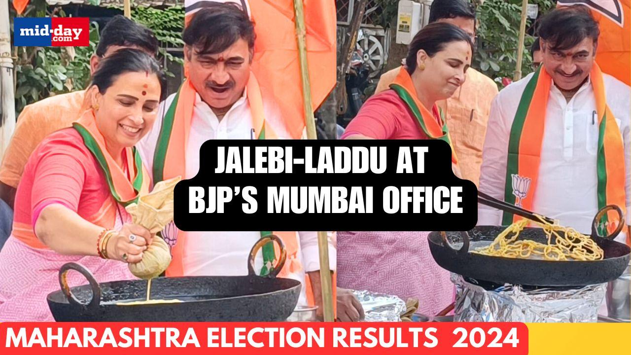 Maharashtra Election Results 2024: Jalebi and laddus ready at BJP office