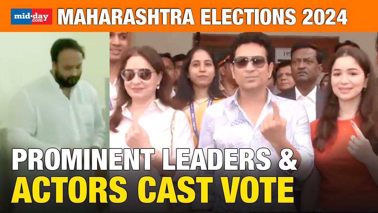 Maharashtra Assembly polls 2024: Big politicos and actors cast vote - Watch