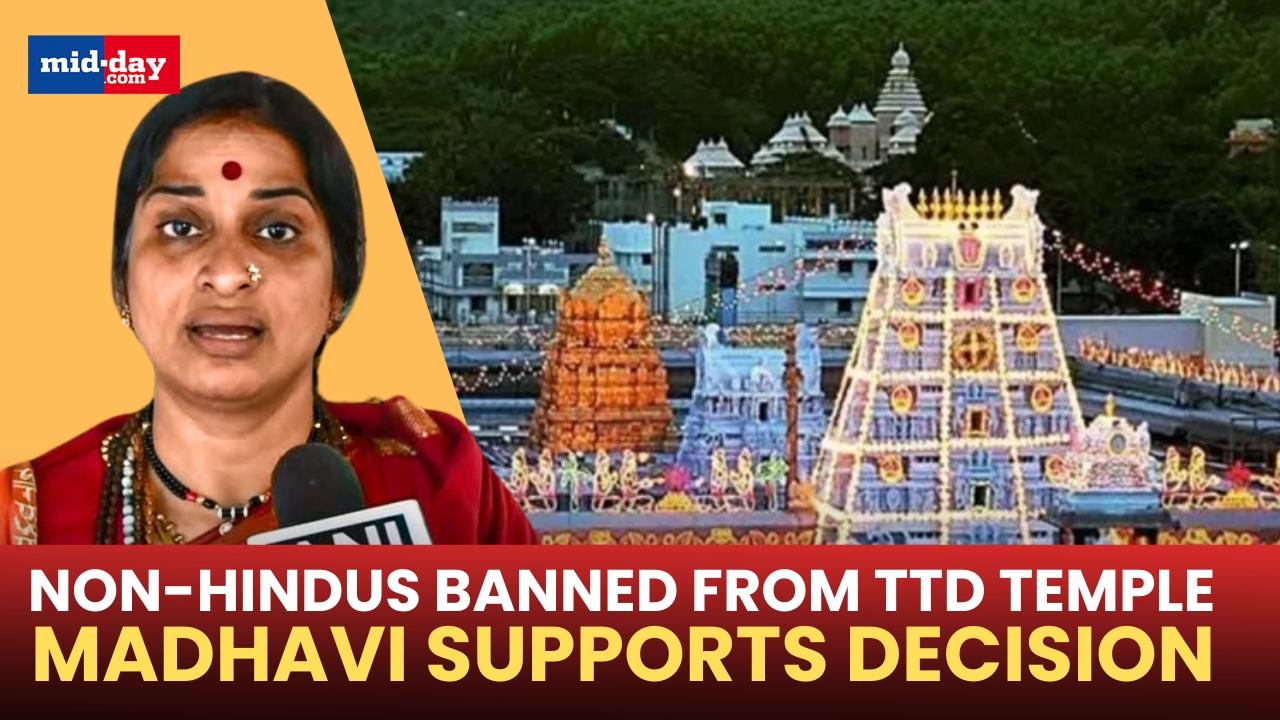 BJP's Madhavi Latha backs TTD's Decision to Employ Only Hindus at Temple