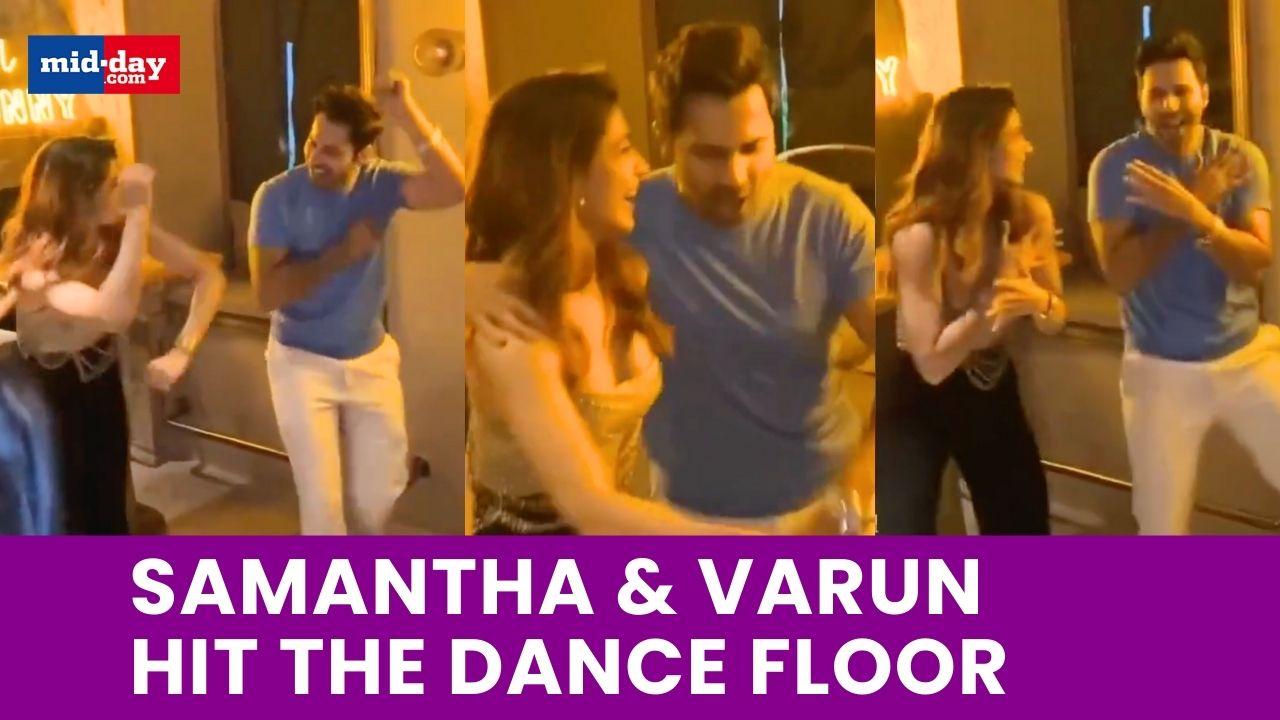 Samantha and Varun Dhawan at success party of Citadel: Honey Bunny