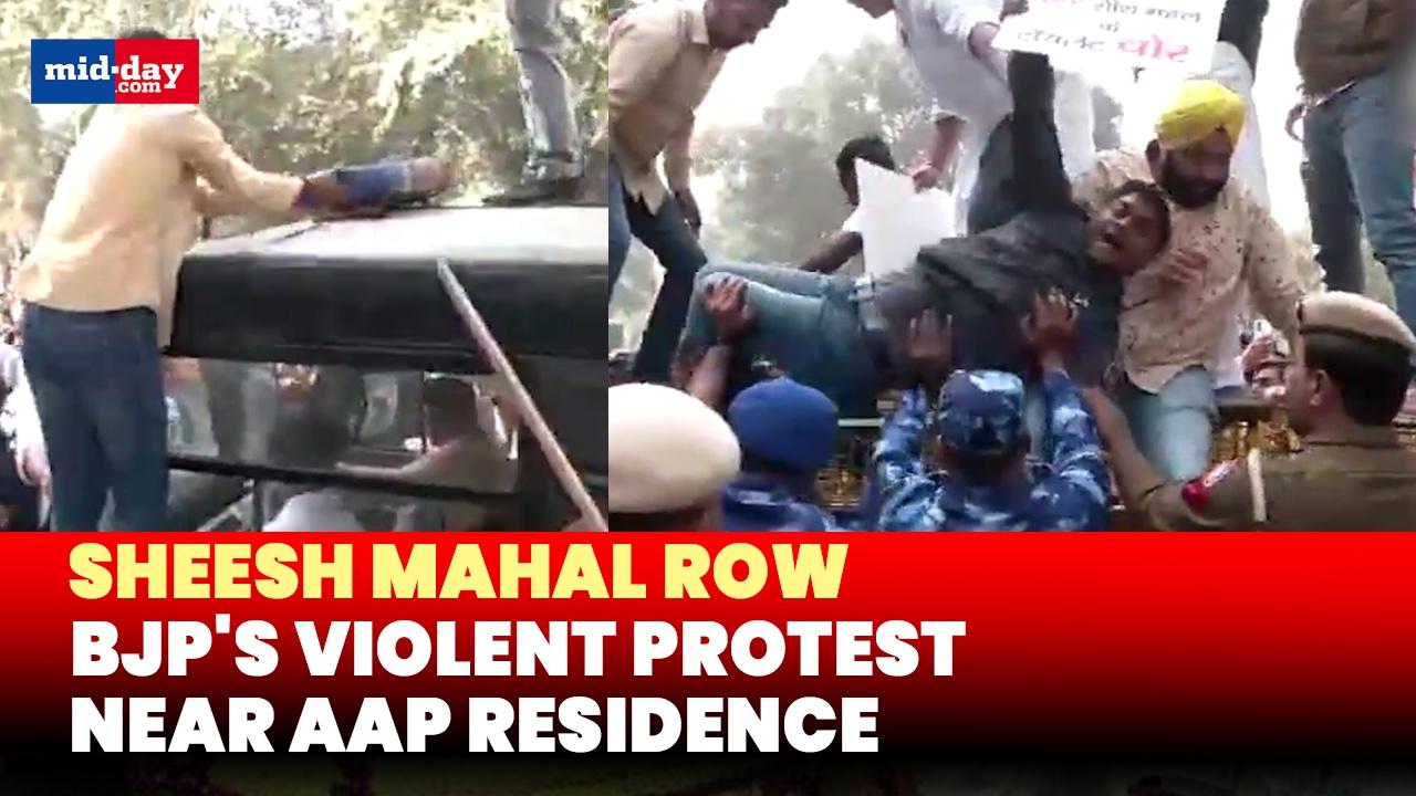 BJP leaders detained during protest near Kejriwal’s residence