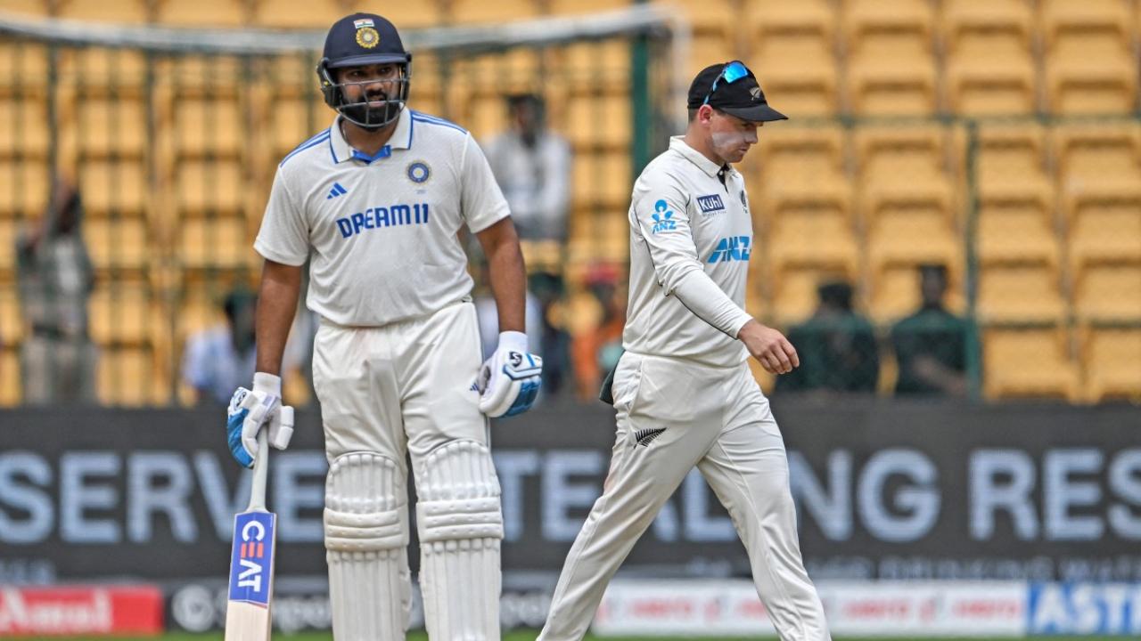 New Zealand reach 92 for three against India at lunch on Day 1