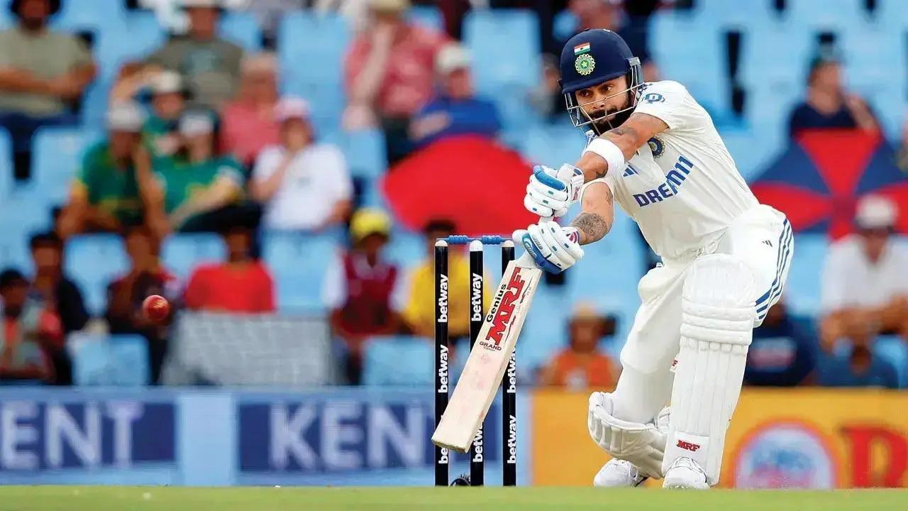 Kohli departs after smashing a glorious cover drive in the simulation match