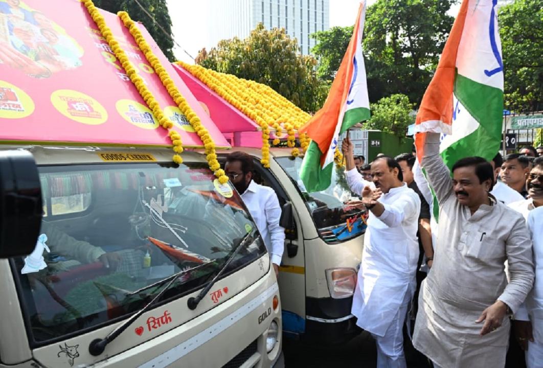 In Photos: Ajit Pawar's NCP intensifies Maharashtra polls campaign