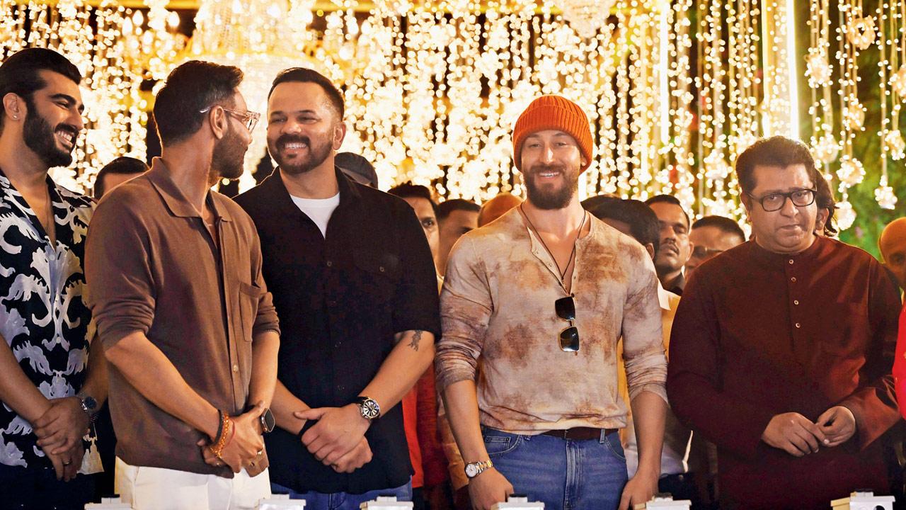 Diwali 2024: Ajay Devgn celebrates festival with MNS Chief Raj Thackeray