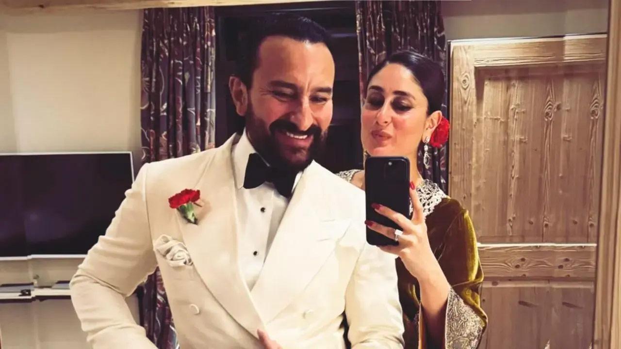 Saif Ali Khan, Kareena Kapoor return to Mumbai in style post anniversary celebrations, watch