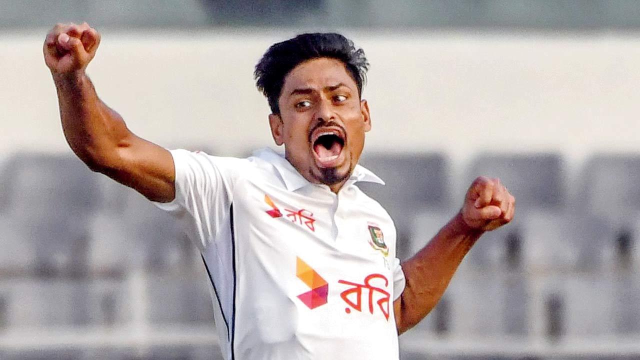 Taijul’s fifer helps Bangladesh stay in Test against SA