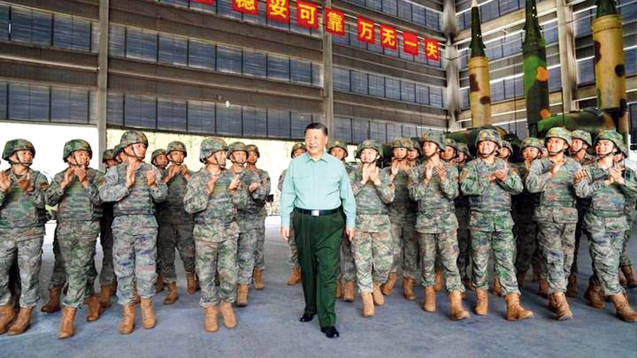 Xi Jinping inspects much-purged Rocket Force