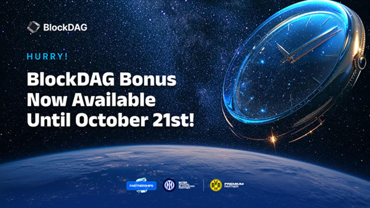 Buyers Stack Up on BlockDAG Coins Before BDAG50 Bonus Expires on Oct 21; Ethereum Targets USD 3,500 and XRP Surges