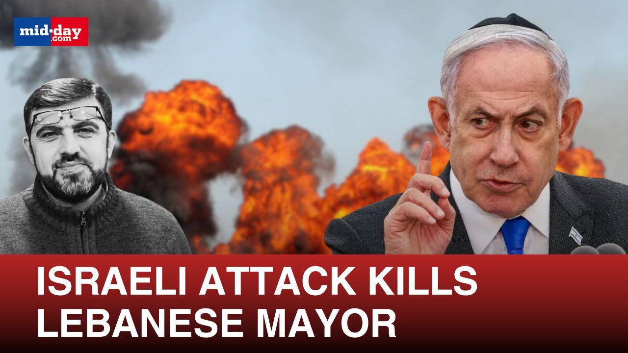 Israeli airstrikes hit Hezbollah strongholds, Kill Lebanese Mayor - WATCH