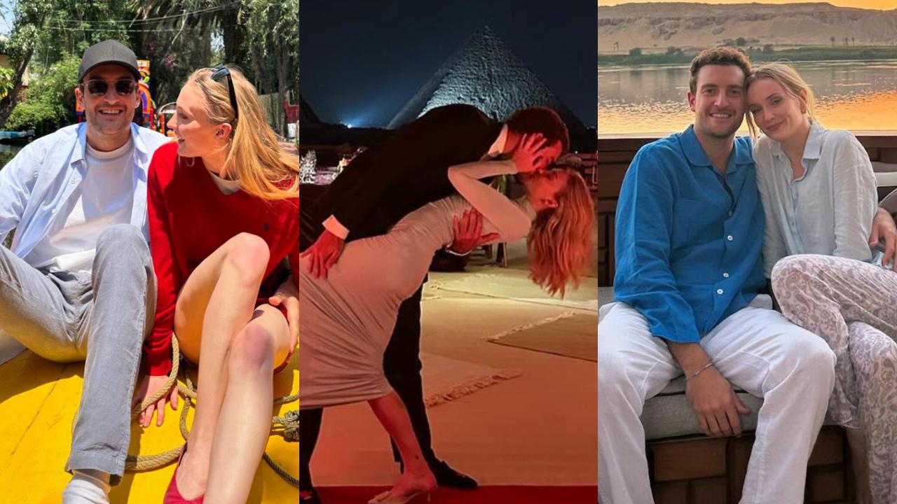 Sophie Turner locks lips with new boyfriend Peregrine Pearson in birthday post