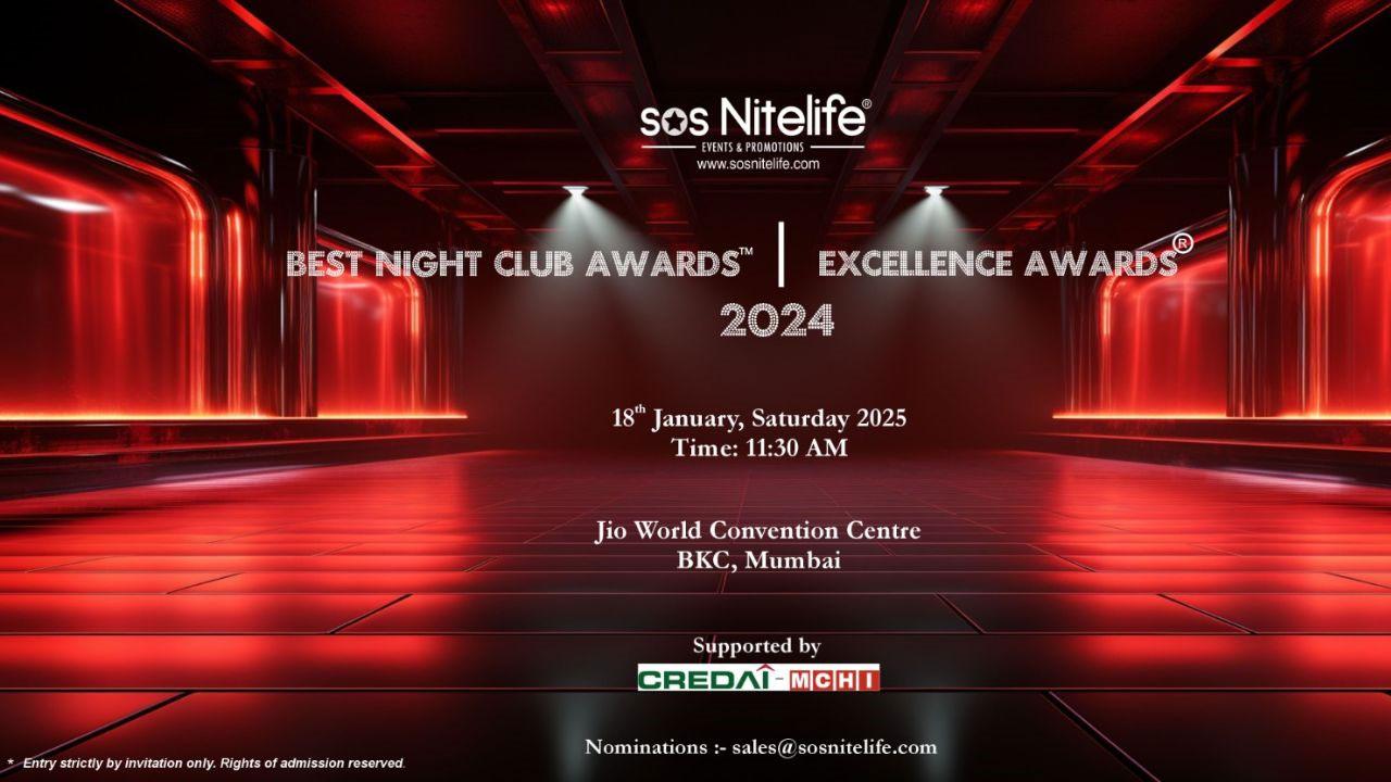 Get Ready for the Prestigious SOS Nitelife Excellence Awards and The Best Nightclub Awards 2024