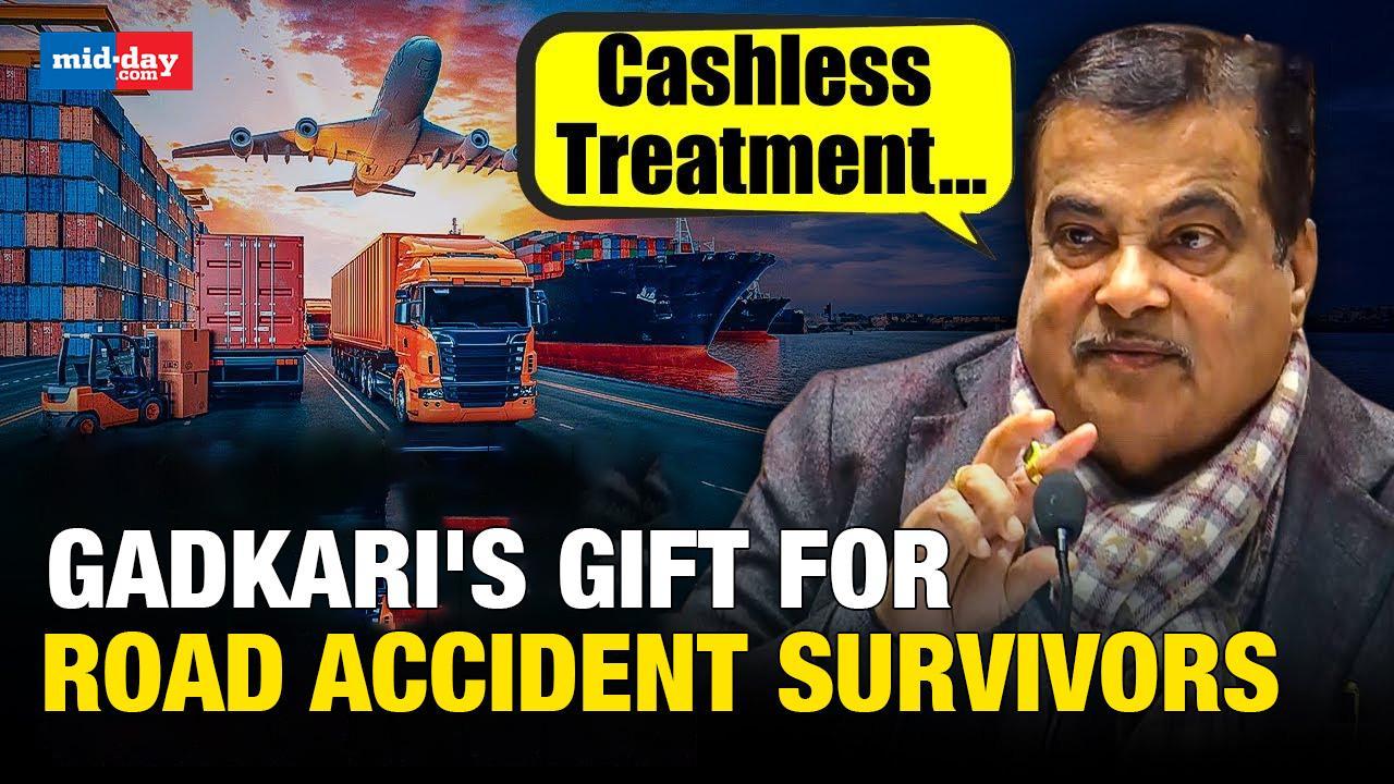 Nitin gadkari announces cashless treatment scheme for road accident victims