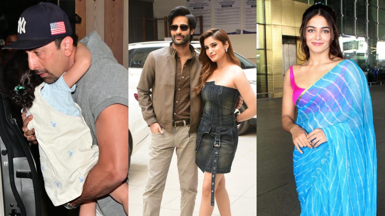 Spotted in the city: Ranbir Kapoor, Rasha Thadani, Wamiqa Gabbi, and others